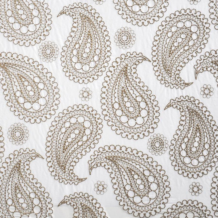 Deveaux # 307 Akita by Maxwell Designer Fabric Telafina Season Xiv 100% SILK EMB- 100% POLYESTER INDIA V-23.2"H26" 55" EMB-52" - Swanky Fabrics -