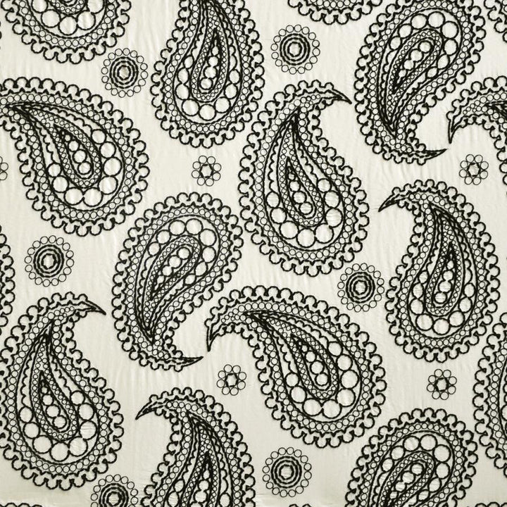Deveaux # 308 Sable by Maxwell Designer Fabric Telafina Season Xiv 100% SILK EMB- 100% POLYESTER INDIA V-23.2"H26" 55" EMB-52" - Swanky Fabrics -
