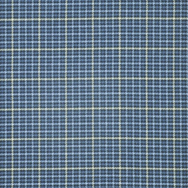 Dunkirk # 414 Cadet by Maxwell Designer Fabric Menswear-Plaids & Checks 100% POLYESTER CHINA V-2" H-2" 56" - Swanky Fabrics -
