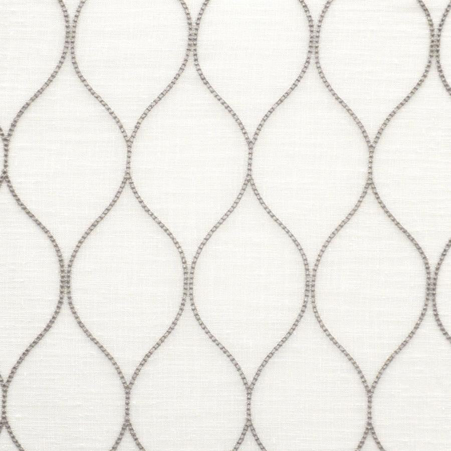 Derby # 443 Incense by Maxwell Designer Fabric Sheer Threads 100% POLYESTER TURKEY V-6.5" H-3.1" 118" EMB. WIDTH 106" - Swanky Fabrics -