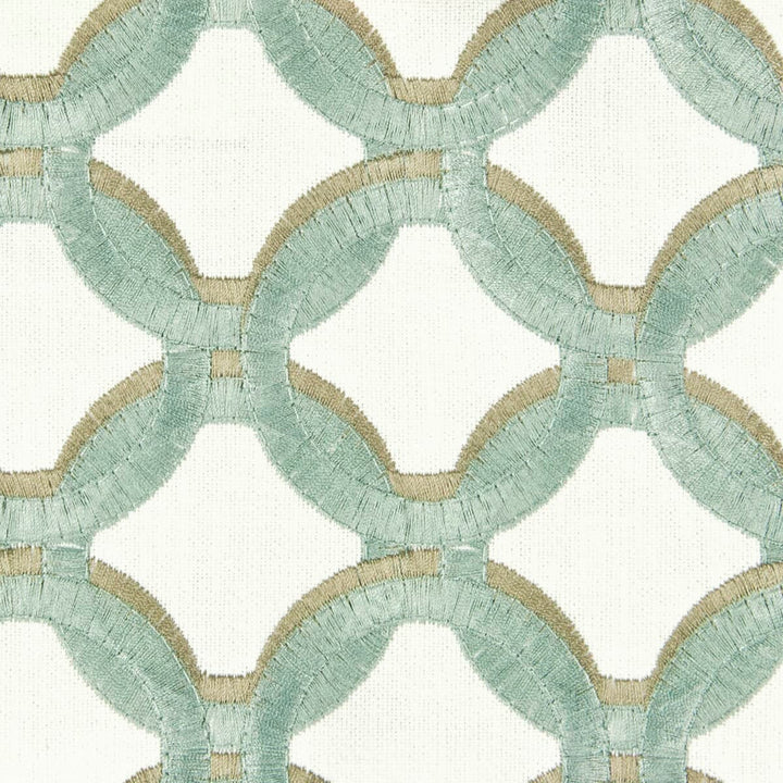 Dolby 1 Seafoam by Stout Designer Fabric COMFORTABLE LIVING SEAMIST/AQUA 57%POL 43%COT INDIA CATB 117-2013 WYZENBEEK 15 000 DOUBLE RUB WEAR TEST (HEAVY DUTY) Horizontal: 3.25 and Vertical: 3 52 in - Swanky Fabrics -