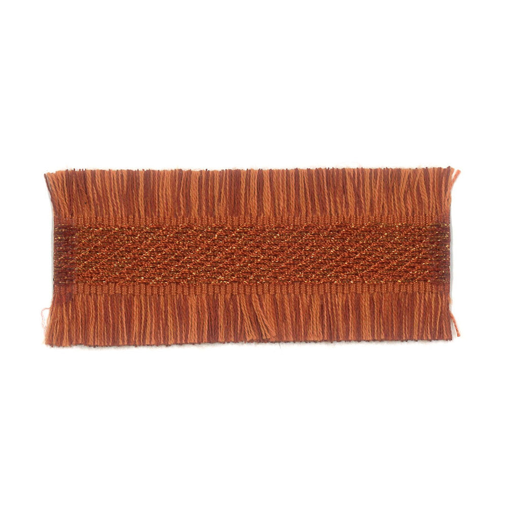 Doreen 3 Terracotta by Stout Designer Trim NEW WORLD TRIM VOLUME II 83%SVI 12%POL 5%MTL CHINA Horizontal: 0.000 and Vertical: 0.000 1.5 in - Swanky Fabrics -