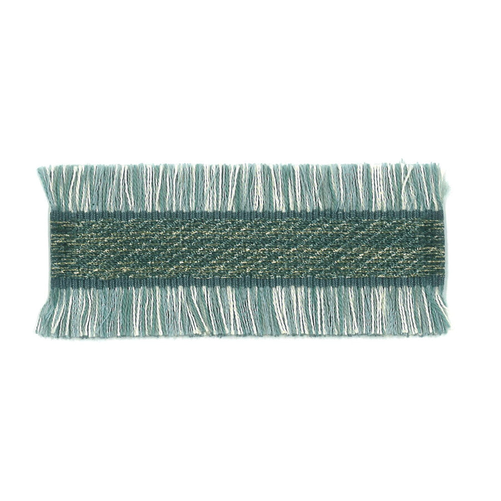 Doreen 4 Mineral by Stout Designer Trim New World Trim Volume Ii 83% Spun Viscose 12% Polyester 5% Metallic CHINA Horizontal: 0 and Vertical: 0 1.5 in - Swanky Fabrics -