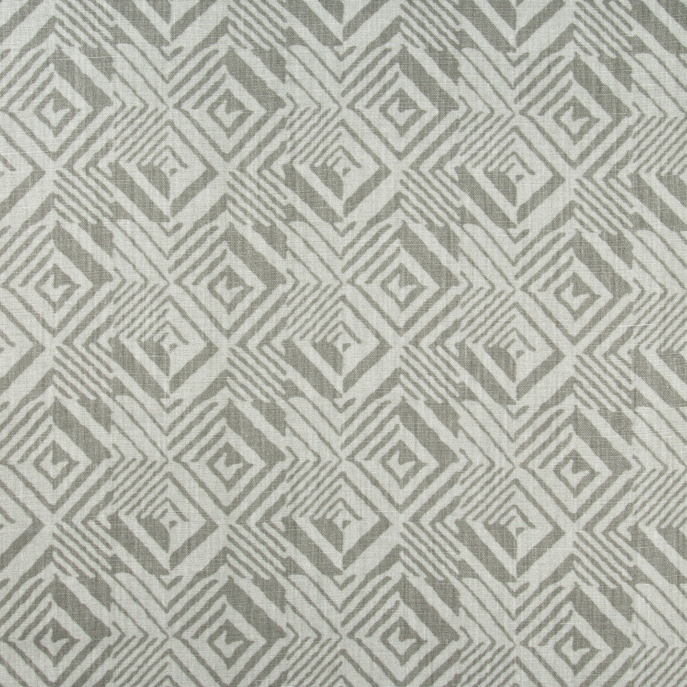 Doyen Pewter by Kravet Couture Designer Fabric SUE FIRESTONE MALIBU LINEN - 100% Belgium HEAVY Horizontal: 6.5 and Vertical: 6.5 58 - Swanky Fabrics -