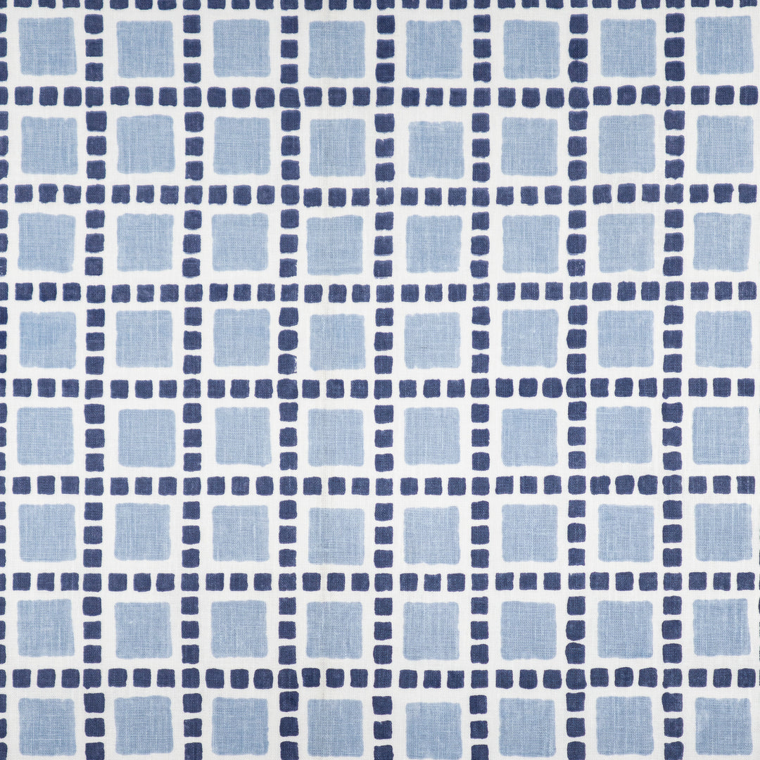 Dewitt # 527 Blueberry by Maxwell Designer Fabric Color Theory-Vol. X Twilight 65% COTTON 35% POLYESTER INDIA V-9.3" H-7.7" 54" - Swanky Fabrics -