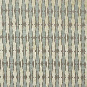 Dragonfly Taupe/Aqua by Groundworks Designer Fabric