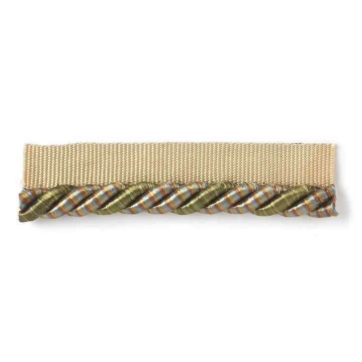 Drawbridge 4 Tarragon by Stout Designer Trim MYSTIQUE TRIM 49%COT 45%SVI 6%POL CHINA Horizontal: 0 and Vertical: 0 0.38 in - Swanky Fabrics -