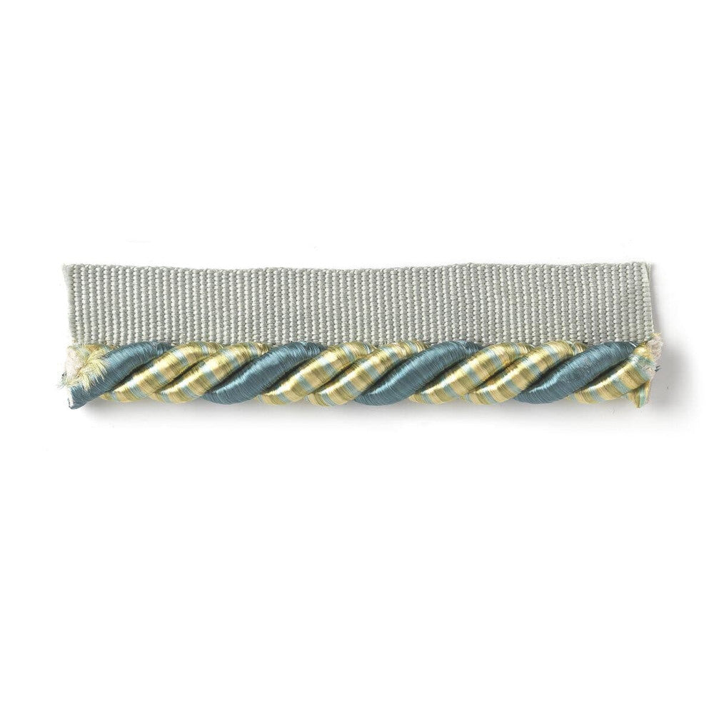 Drawbridge 8 Sky by Stout Designer Trim MYSTIQUE TRIM 49%COT 45%SVI 6%POL CHINA </p><p>Repeat: 0 0.38 in - Swanky Fabrics -