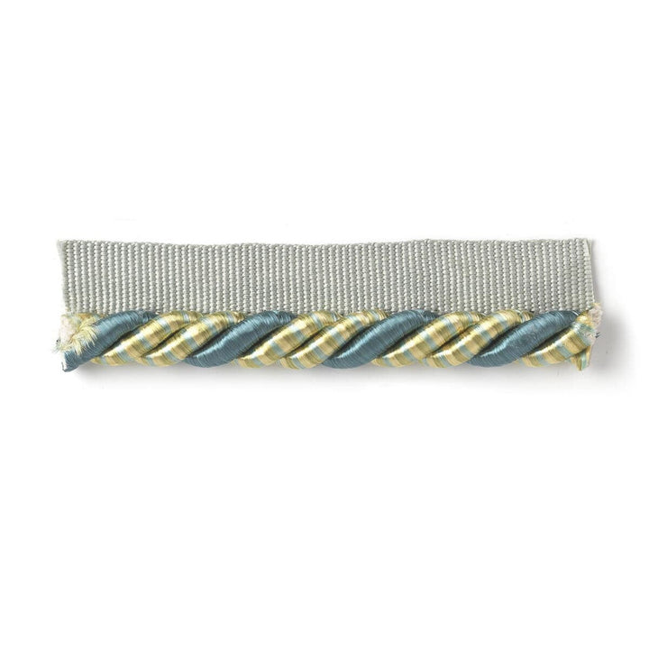 Drawbridge 8 Sky by Stout Designer Trim MYSTIQUE TRIM 49%COT 45%SVI 6%POL CHINA Horizontal: 0.000 and Vertical: 0.000 0.38 in - Swanky Fabrics -