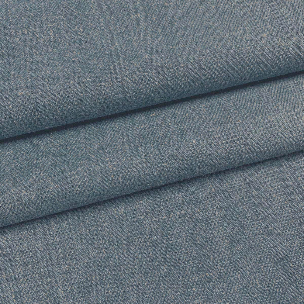 Drew Lagoon by Magnolia Designer Fabric - 90% Poly, 10% Linen India 100000 Horizontal: and Vertical: 55 - Swanky Fabrics -