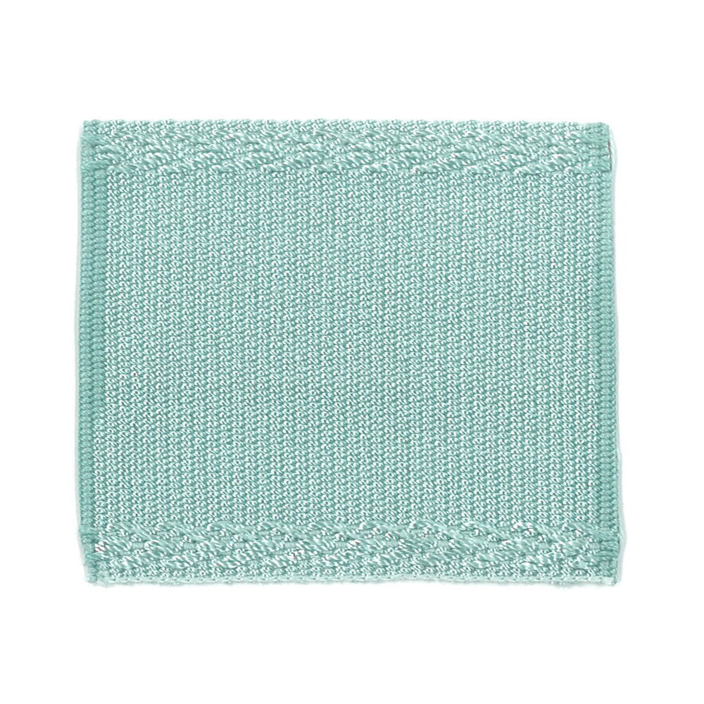 Dubree 11 Aqua by Stout Designer Trim PERFECT ACCENT TRIM 99%SVI 1%POL CHINA Horizontal: 0 and Vertical: 0 2.5 in - Swanky Fabrics -