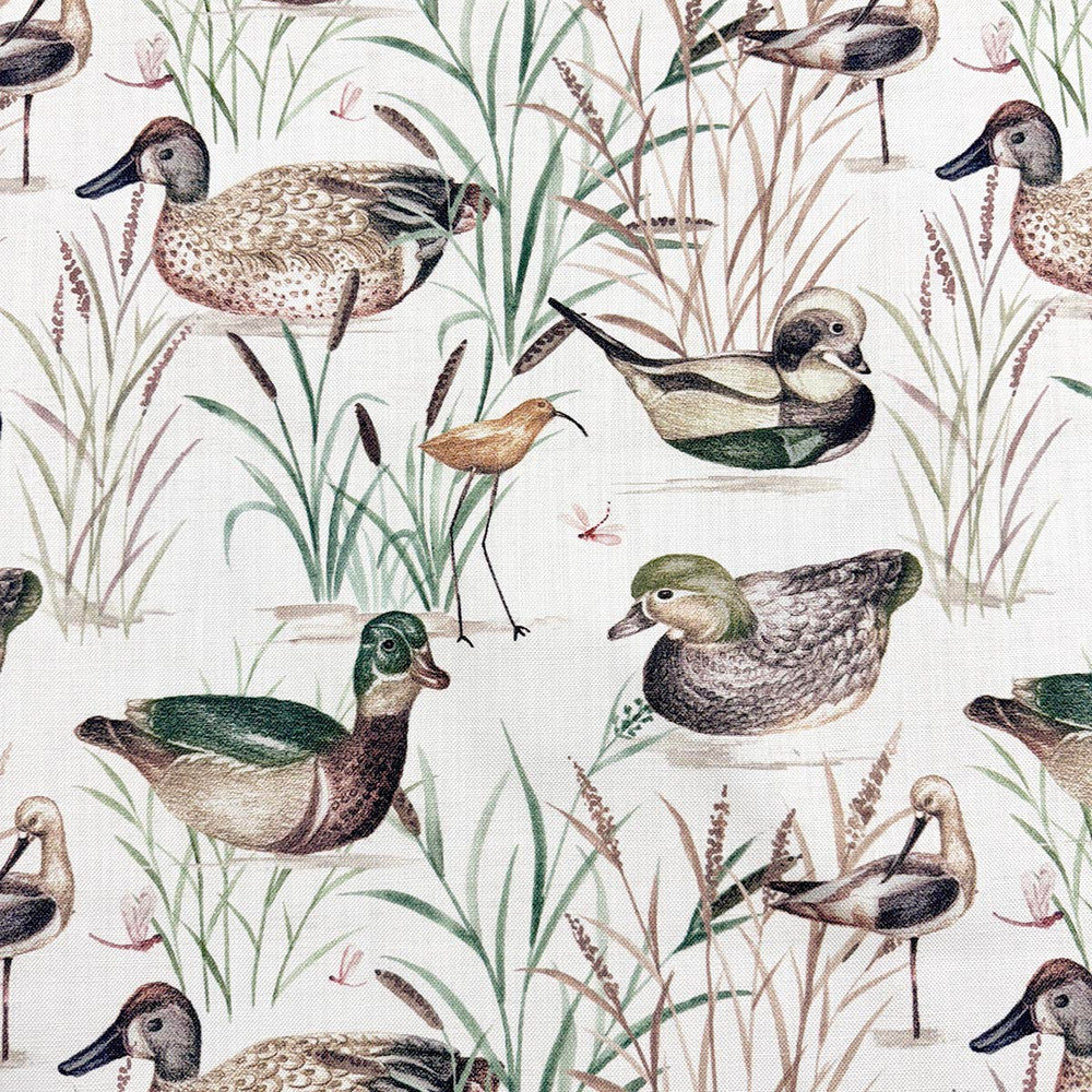 Duck Hunt Cotton by Magnolia Designer Fabric - 100% Cotton India 10000 Horizontal: 13.5 and Vertical: 13.5 54 - Swanky Fabrics -