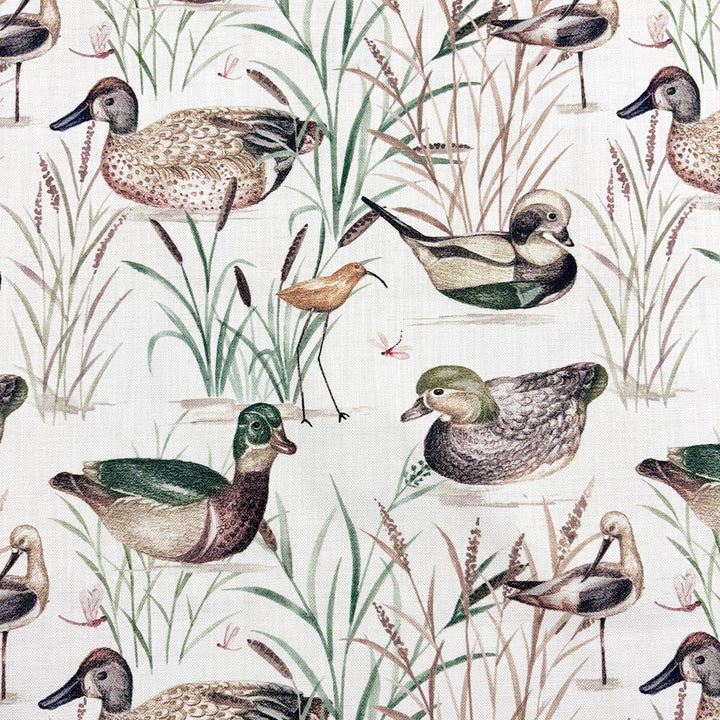 Duck Hunt Cotton by Magnolia Designer Fabric - 100% Cotton India 10000 Horizontal: 13.5 and Vertical: 13.5 54 - Swanky Fabrics -