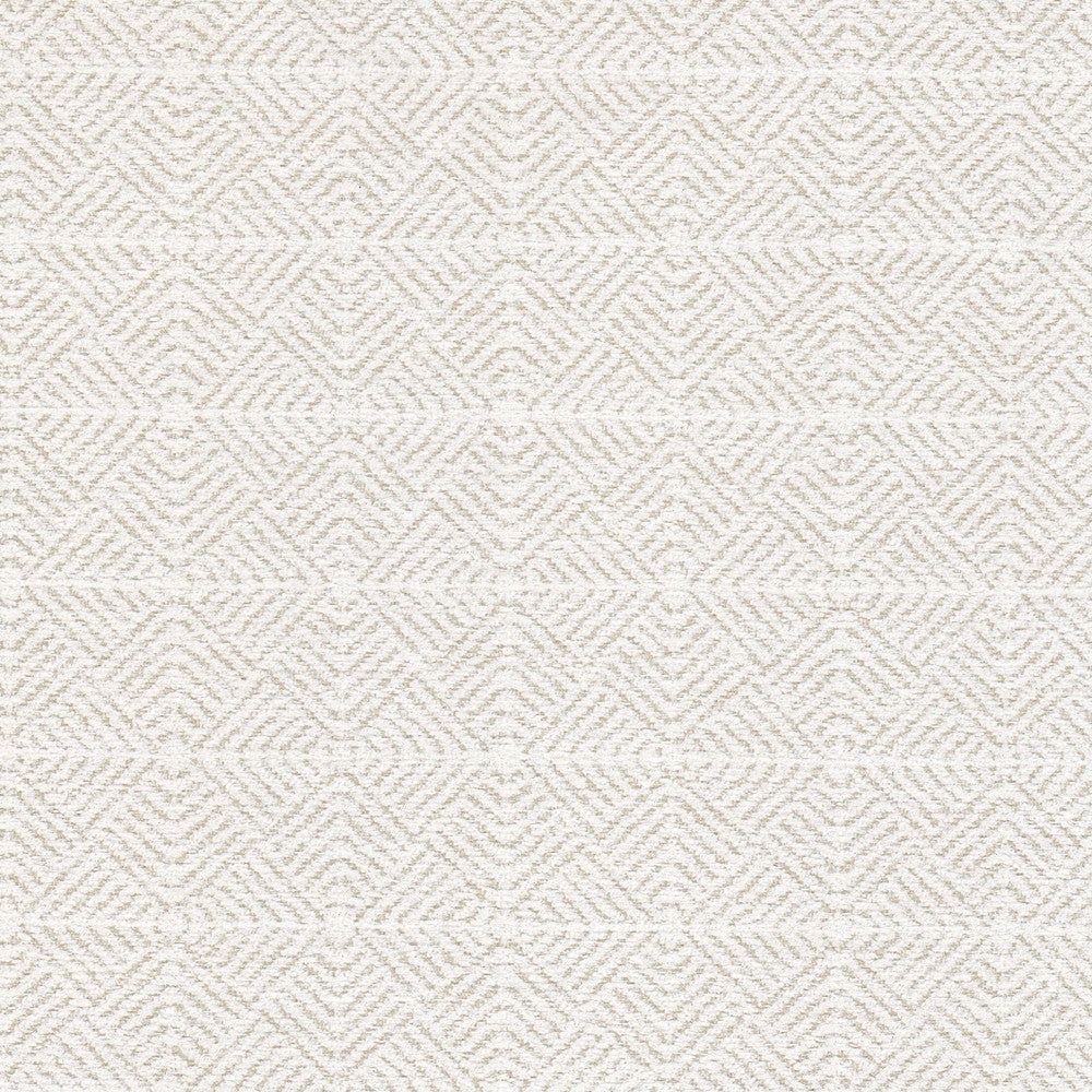 Duke 2 Oatmeal by Stout Designer Fabric LIVING IS EASY BONE/WHEAT 100%POL CHINA Horizontal: 2.250 and Vertical: 2.250 56 in - Swanky Fabrics -