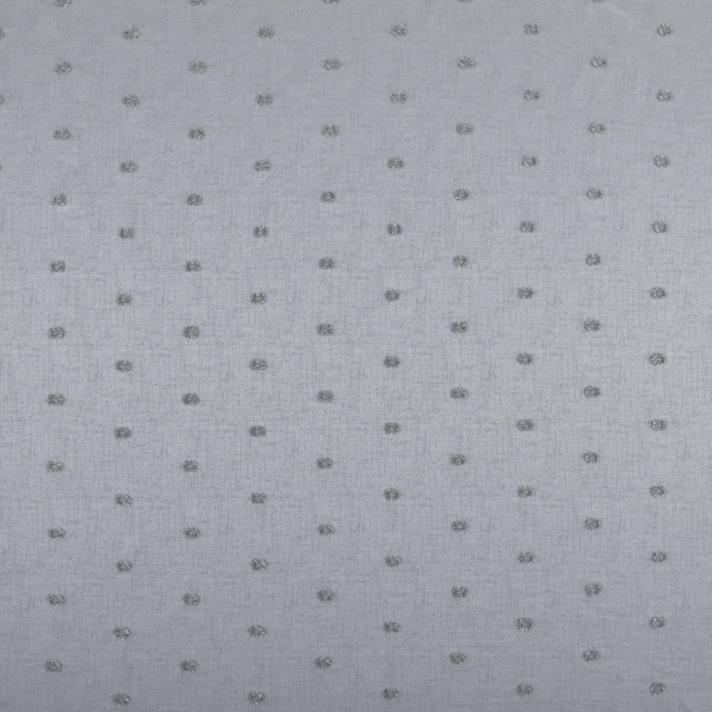 Dunmore 4 Silver by Marcus William Fabric Marcus William Fabric Dunmore 4 SilverFabric KAI/MARCUS WILLIAM FENELLA 94%POL 3%SVI 3%MTL %BEMB INDIA </p><p>Repeat: H: 9.375, V: 4.500 54.5 in - Fabric Carolina -