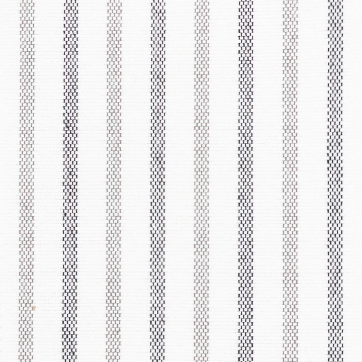 Duty 2 Salt/Pepper by Stout Designer Fabric JUST STRIPES NATURAL/CHARCOAL 60%COT 40%POL USA PERFORMANCE RATED FABRIC FLAME RETARDANT-U.F.A.C. CLASS 1 CATB 117-2013 WYZENBEEK 100 000 DOUBLE RUB WEAR TEST (HEAVY DUTY) Horizontal: 0.000 and Vertical: 1.625 55.5 in - Swanky Fabrics -