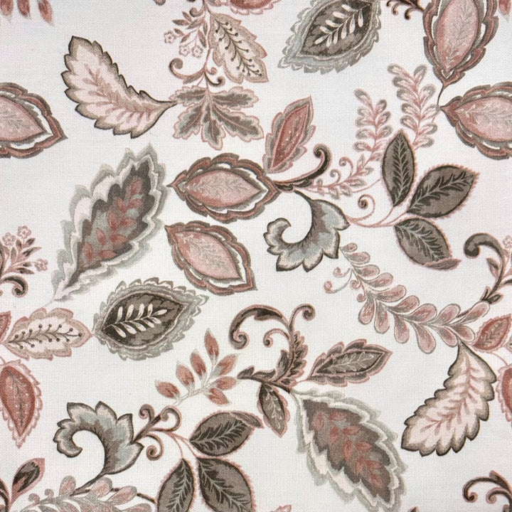 Dahlia Natural by Europatex Designer Fabric Dahlia 100% Cotton 55.00 inches - Swanky Fabrics -