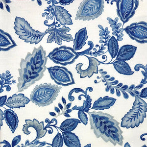 Dahlia Plain Blue by Europatex Designer Fabric