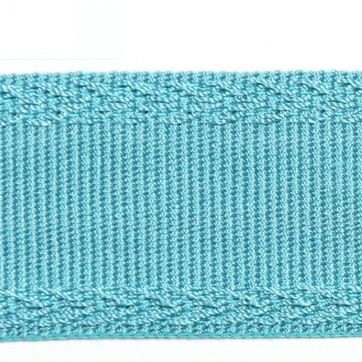 Dainty - Pool by Europatex Designer Fabric Dainty & Majestic 100% Polyester China See Sample Horizontal: N/A and Vertical: N/A 1.50 inches  - Swanky Fabrics -