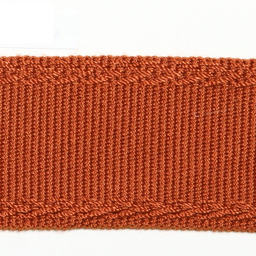 Dainty - Pumpkin by Europatex Designer Fabric Dainty & Majestic 100% Polyester China See Sample Horizontal: N/A and Vertical: N/A 1.50 inches  - Swanky Fabrics -