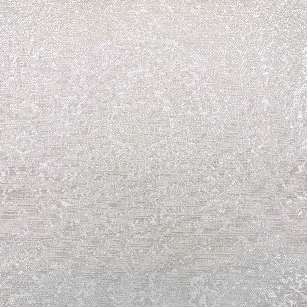 Dalliance A White by Europatex Designer Fabric Dalliance 60% Polyester, 40% Cotton 6.67" H, 12" V 54.00 inches - Swanky Fabrics -