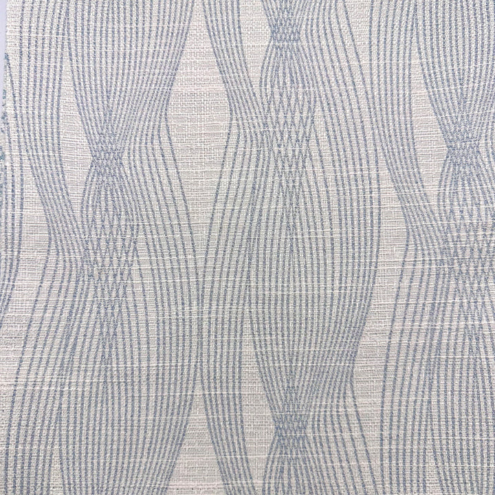 Dalliance B Sky by Europatex Designer Fabric Dalliance 60% Polyester, 40% Cotton 6.67" H, 14" V 54.00 inches - Swanky Fabrics -