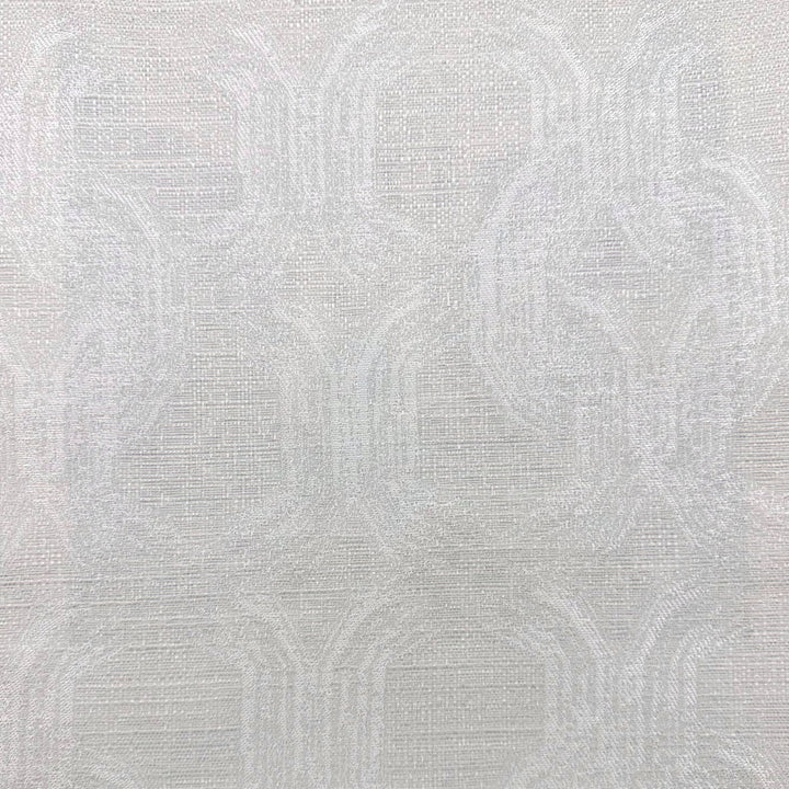 Dalliance C White by Europatex Designer Fabric Dalliance 60% Polyester, 40% Cotton 6.67" H, 6" V 54.00 inches - Swanky Fabrics -