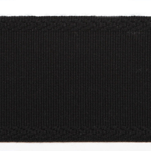 Libeco - Black by Europatex Designer Fabric Designers Choice 100% Fibranne China See Sample Horizontal: N/A and Vertical: N/A 2.25 inches  - Swanky Fabrics -