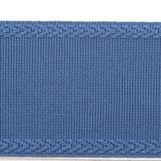 Libeco - Blue Jean by Europatex Designer Fabric Designers Choice 100% Fibranne China See Sample Horizontal: N/A and Vertical: N/A 2.25 inches  - Swanky Fabrics -