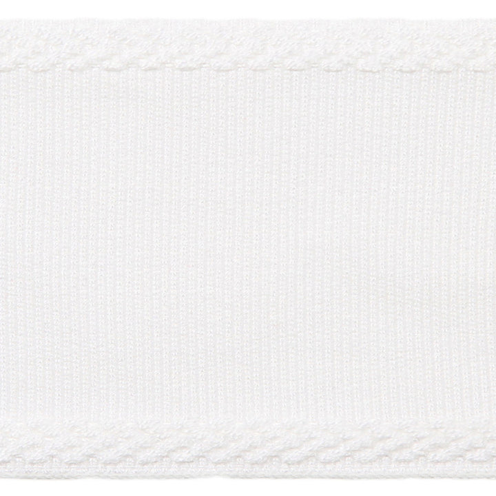 Libeco White by Europatex Designer Fabric Designers Choice 100% Fibranne 2.25 inches - Swanky Fabrics -
