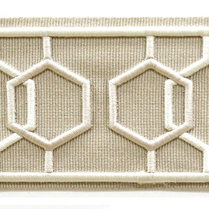 Dimensions Ivory by Europatex Designer Fabric