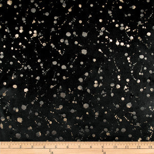 Embellished Dott Black by Europatex Designer Fabric