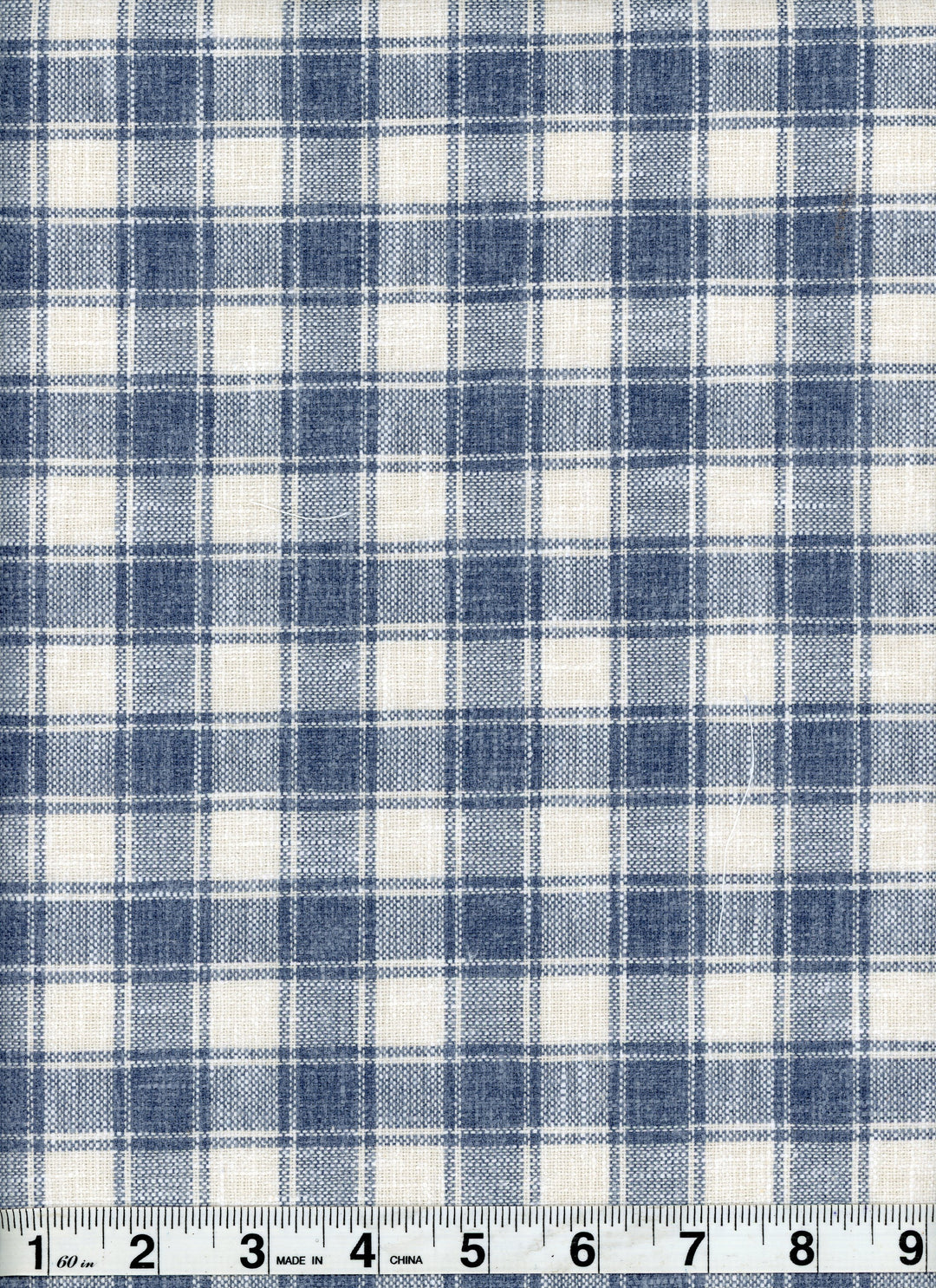 Dunlin Harbor Blue by Roth & Tompkins Fabric - 50% Polyester, 50% Cotton - India - 54" - Fabric Carolina -