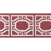 Gate Applique Tape Cranberry E12006 by Thibaut Designer Fabric