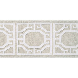Gate Applique Tape Linen E12008 by Thibaut Designer Fabric