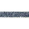 Cobble Hill Tape Navy E12015 by Thibaut Designer Fabric