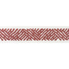 Cobble Hill Tape Cranberry E12016 by Thibaut Designer Fabric