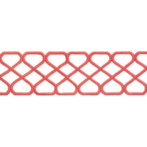 Ripley Applique Coral E12027 by Thibaut Designer Fabric