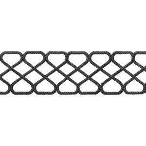 Ripley Applique Onyx E12030 by Thibaut Designer Fabric