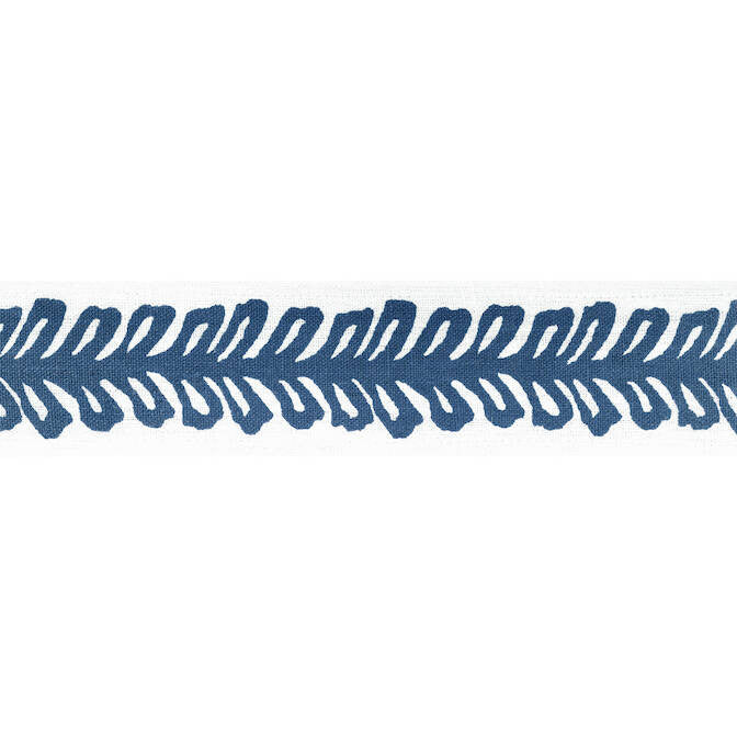 Lenox Tape Bermuda E12037 by Thibaut Fabric Thibaut Fabric Lenox Tape Bermuda E12037Fabric Tapes & Trims Volume 1 100% Linen INDIA </p><p>Repeat: V: 3.75 2 - Fabric Carolina -