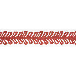 Lenox Tape Cranberry E12039 by Thibaut Designer Fabric