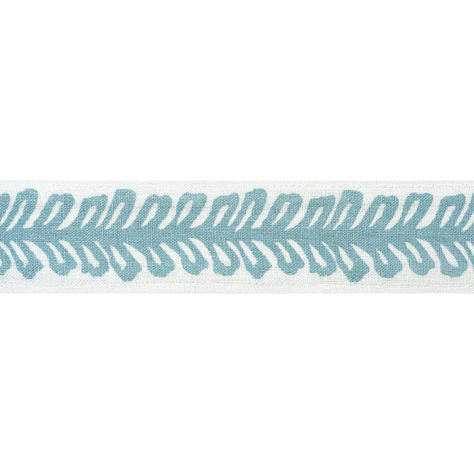 Lenox Tape Sky E12045 by Thibaut Fabric Thibaut Fabric Lenox Tape Sky E12045Fabric Tapes & Trims Volume 1 100% Linen INDIA </p><p>Repeat: V: 3.75 2 - Fabric Carolina -