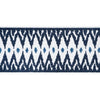 Delmont Tape Navy E12047 by Thibaut Designer Fabric