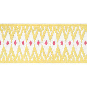 Delmont Tape Sunshine E12052 by Thibaut Designer Fabric