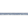 Brigette Tape Navy E12119 by Thibaut Designer Fabric