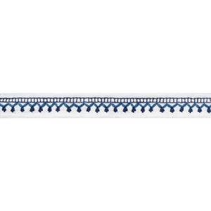 Brigette Tape Navy E12119 by Thibaut Designer Fabric