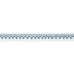 Brigette Tape Ocean E12120 by Thibaut Designer Fabric