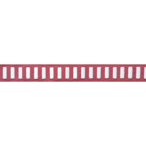Dash Tape White on Peony E12124 by Thibaut Designer Fabric