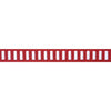 Dash Tape White on Ruby E12127 by Thibaut Designer Fabric