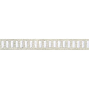 Dash Tape White on Linen E12135 by Thibaut Designer Fabric